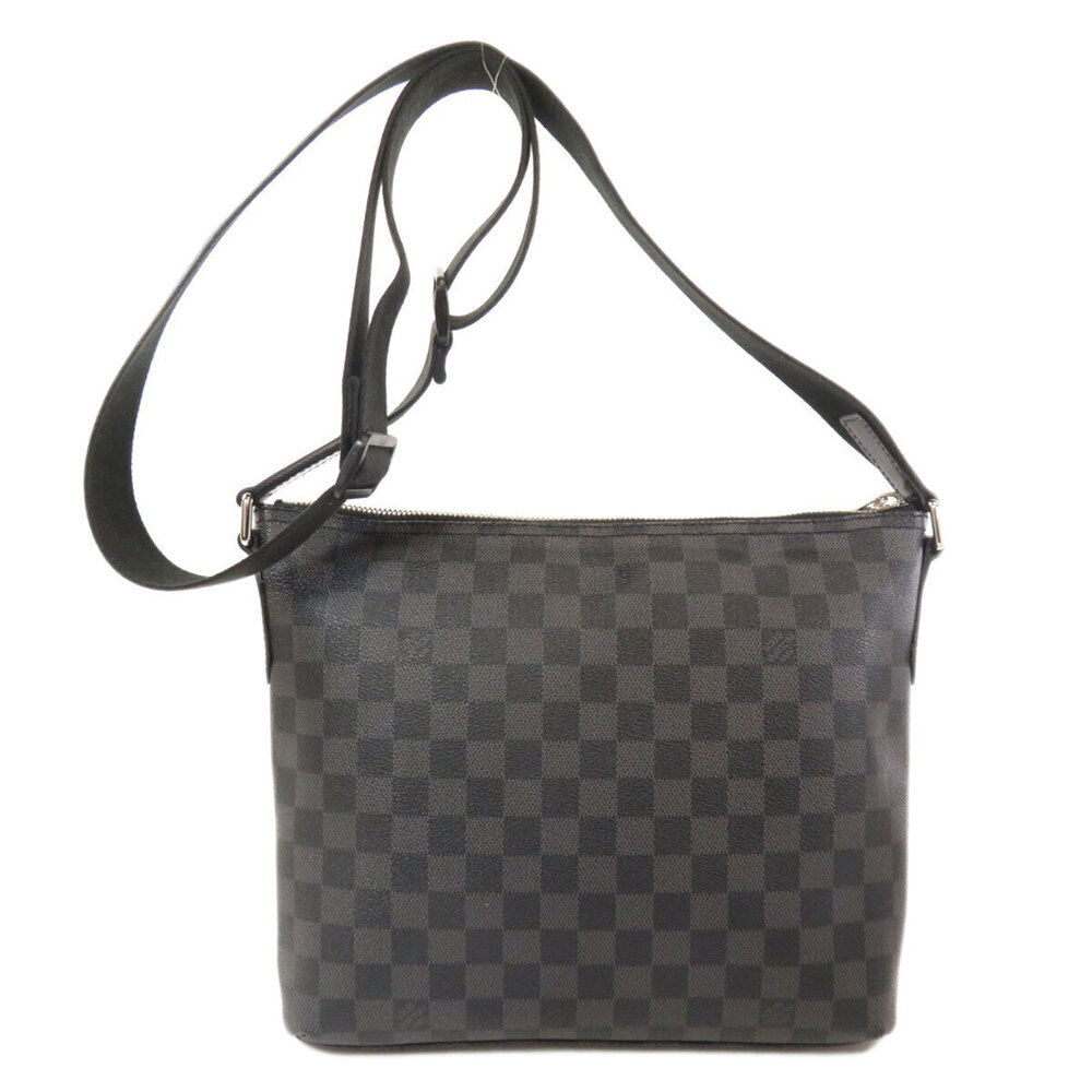 Louis Vuitton Damier Shoulder Black Bag Graphite Mick Canvas